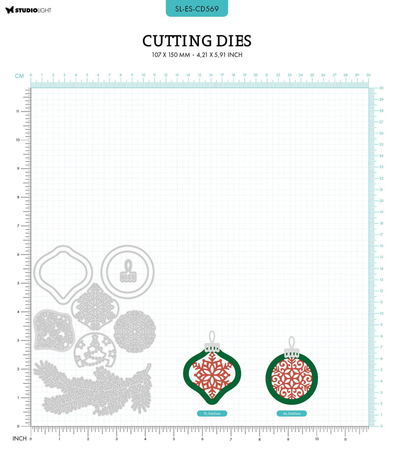 SL Cutting Die Shaker Balls Essentials 107x150x1mm 10 PC nr.569-2