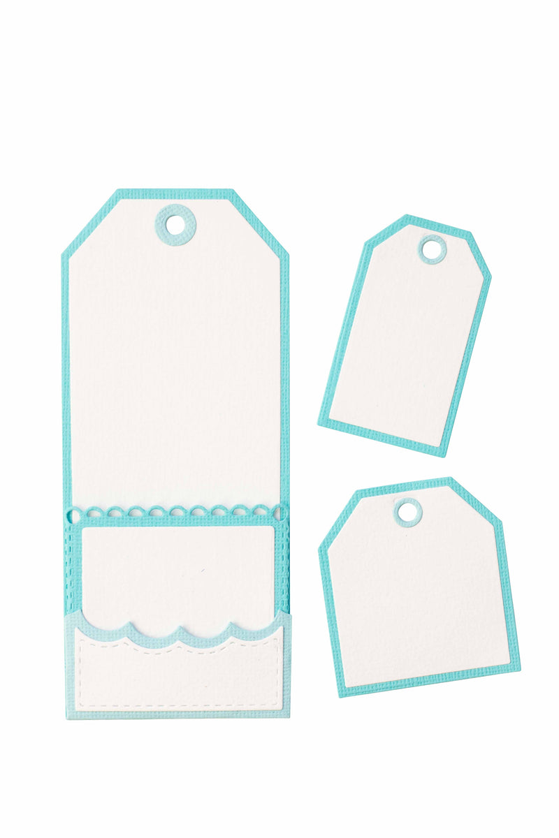 Troquel de corte SL Tag + Pocket Essentials 98x140x1mm 14 pzas n.º 581-4