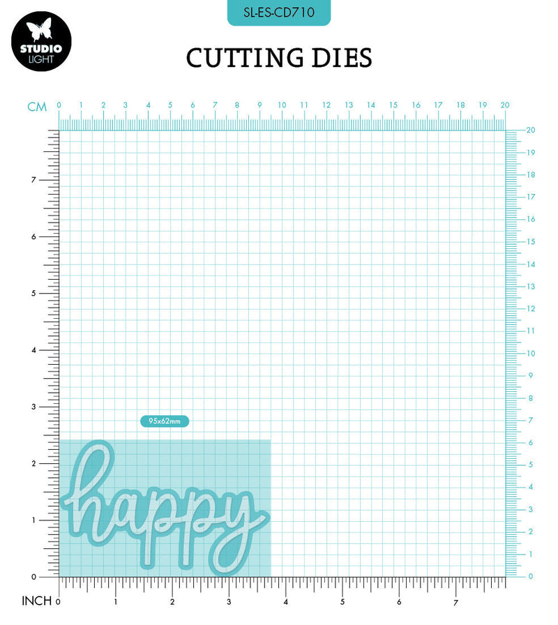 SL Cutting Die Happy Essentials 105x100x1mm 2  PC  nr.710-2