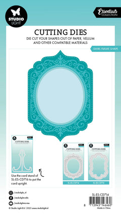 SL Cutting Dies Swirl Frame Shape Essentials 105x148x1mm 4 PC nr.714-4