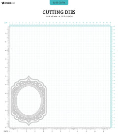SL Cutting Dies Swirl Frame Shape Essentials 105x148x1mm 4 PC nr.714-2