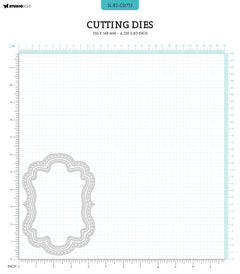SL Cutting Dies Dots Frame Shape Essentials 105x148x1mm 4 PC nr.715-2
