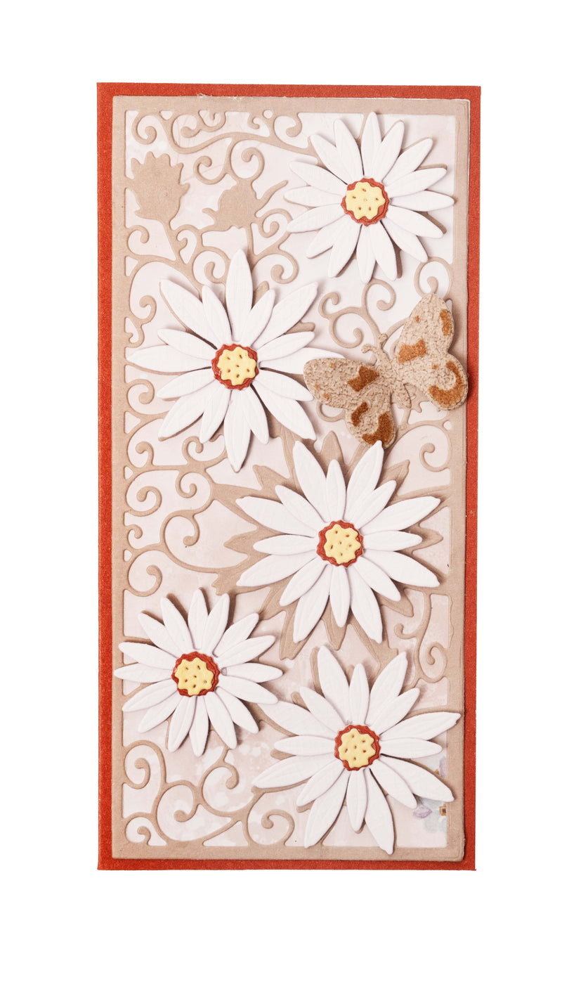 SL Matrices de découpe Cadre marguerite Essentials 106x142x1mm 8 PC n°736-3
