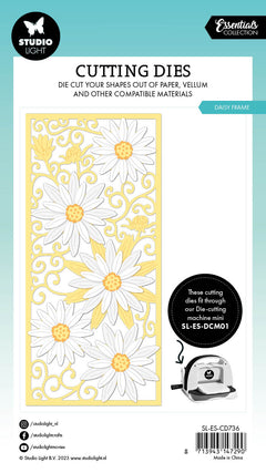 SL Matrices de découpe Cadre marguerite Essentials 106x142x1mm 8 PC n°736-4
