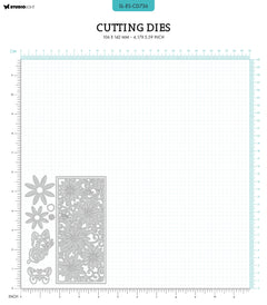 SL Matrices de découpe Cadre marguerite Essentials 106x142x1mm 8 PC n°736-2