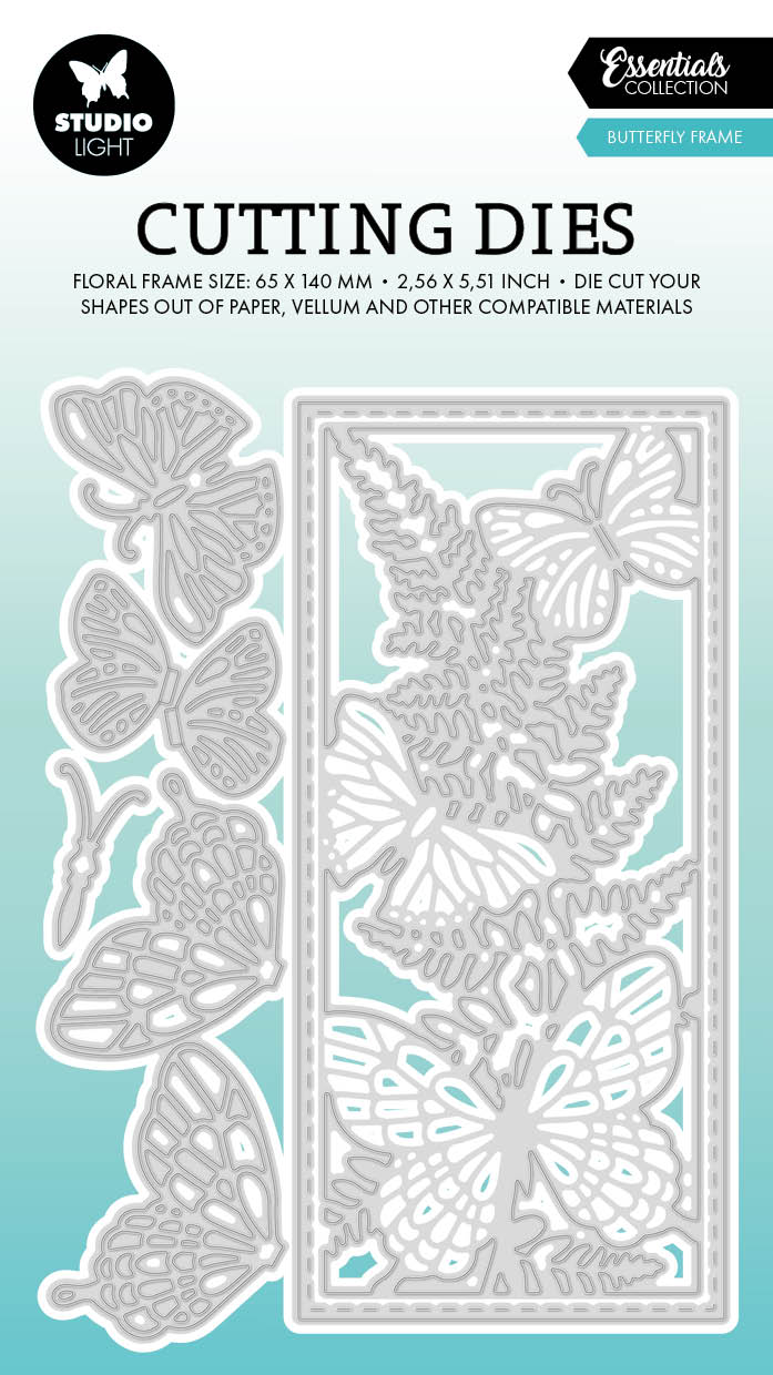SL Cutting Dies Butterfly Frame Essentials 103x146x1mm 6 PC nr.737-1