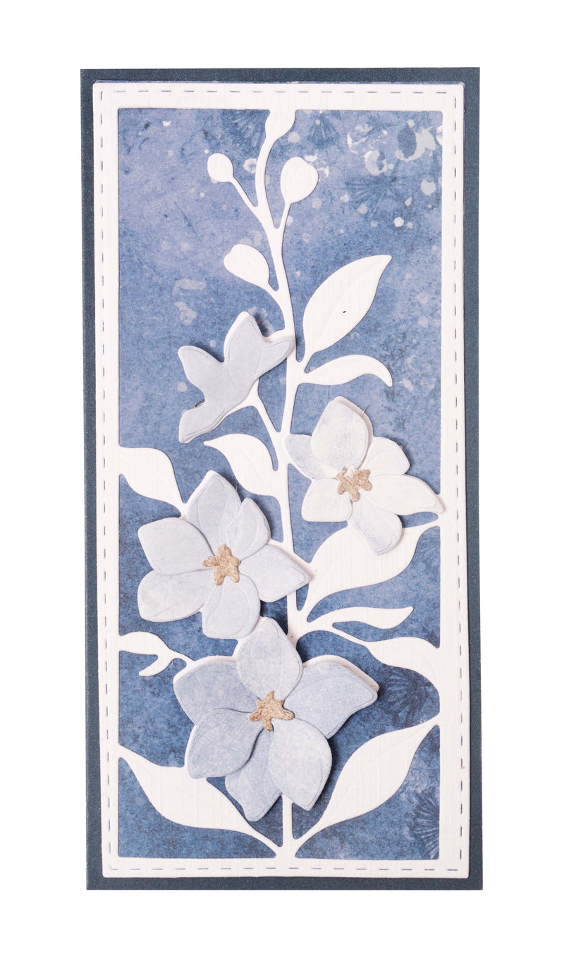 Matrices de découpe SL Cadre Floral Essentiels 103x143x1mm 12 pièces réf.738-3