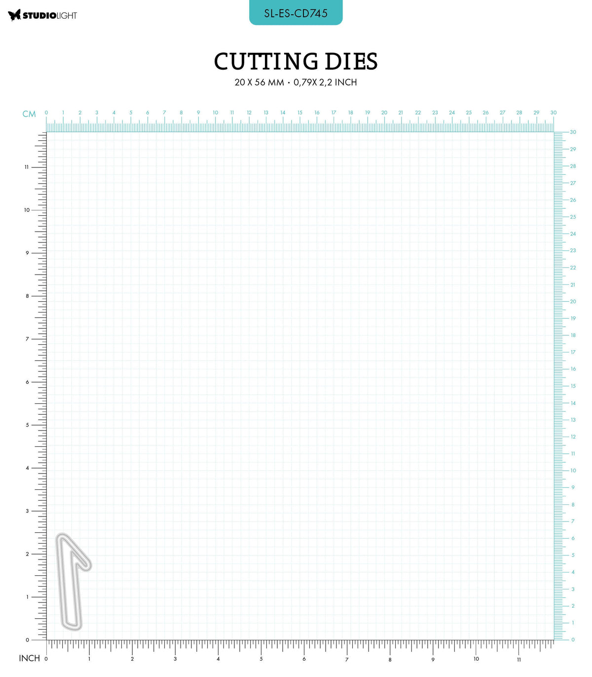 Matrices de coupe SL NR. 1 Essentiels 20x56x1mm 2 PC nr.745-3