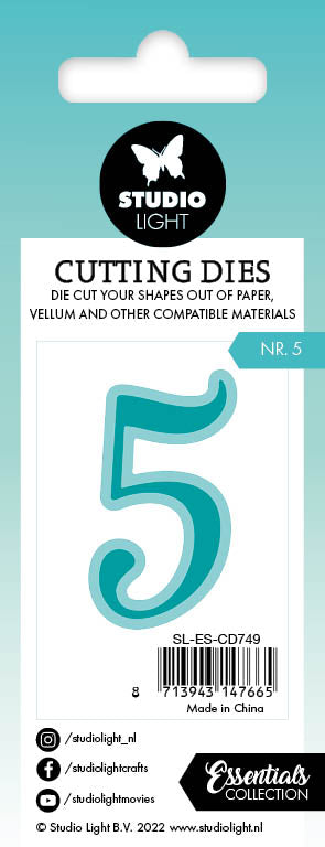 SL Cutting Dies NR. 5 Essentials 34x59x1mm 2 PC nr.749-2