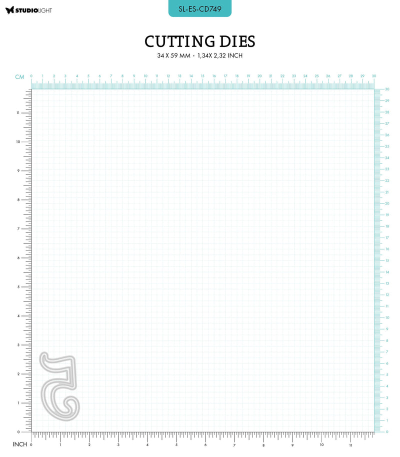 SL Cutting Dies NR. 5 Essentials 34x59x1mm 2 PC nr.749-3
