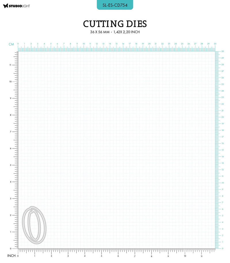SL Matrice de découpe NR. 0 Essentiels 36x56x1mm 2 PC nr.754-3