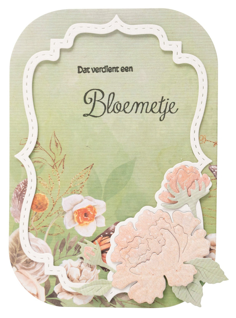 SL Cutting Die Peony Frame Shape Essentials 100x143x1mm 10 PC nr.767-4