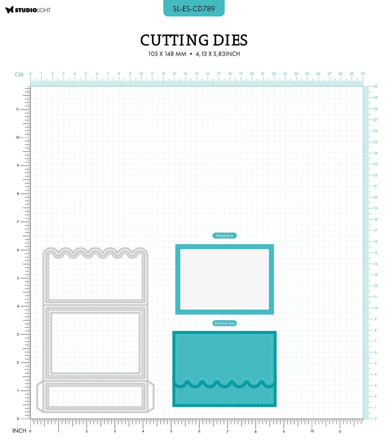 SL Cutting Dies ATC Card Pocket Essentials 5 PC-2