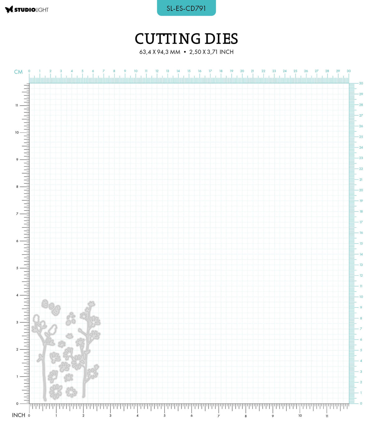 SL Cutting Die Weeds Essentials 12 PC-2