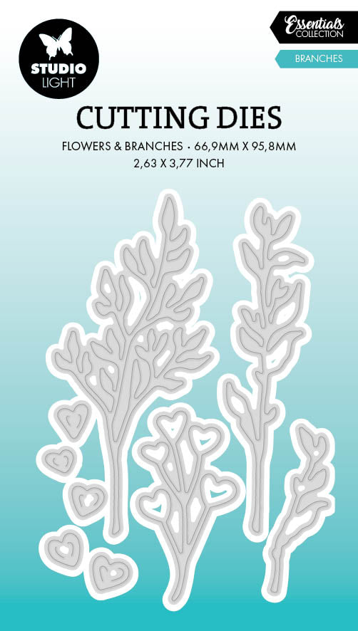SL Cutting Die Branches Essentials 9 PC-1