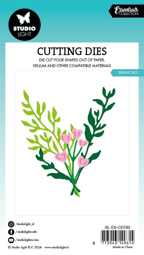SL Cutting Die Branches Essentials 9 PC-3