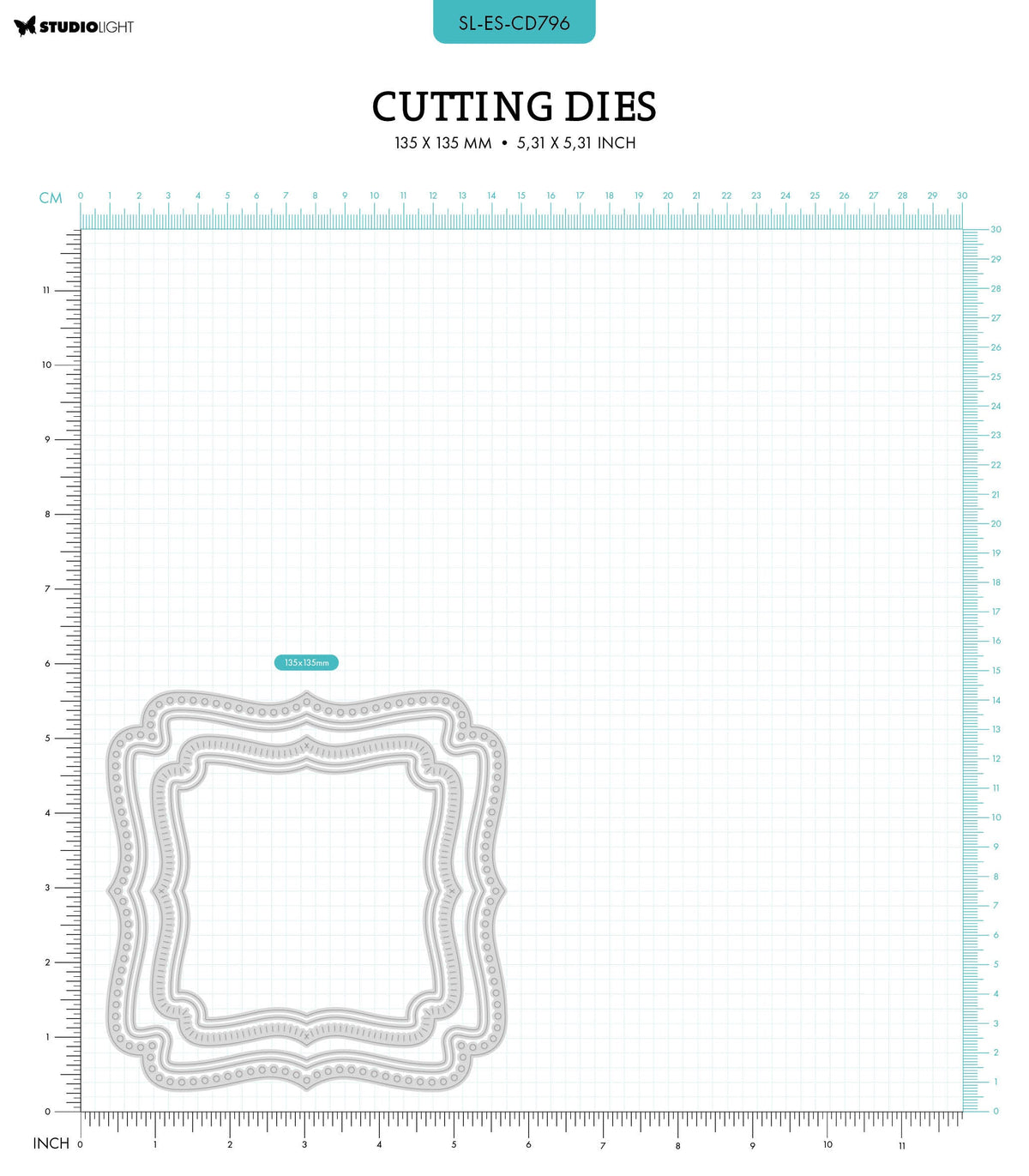 SL Cutting Dies Classic Accolade Essentials 6 PC-2