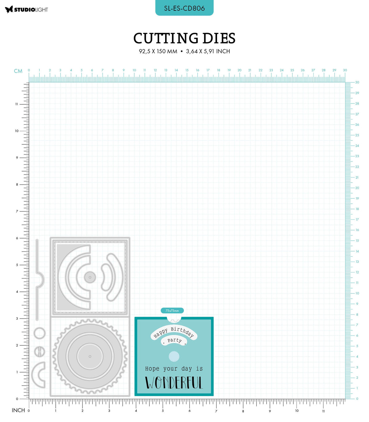 SL Cutting Dies Rotation Wheel Essentials 15 PC-2