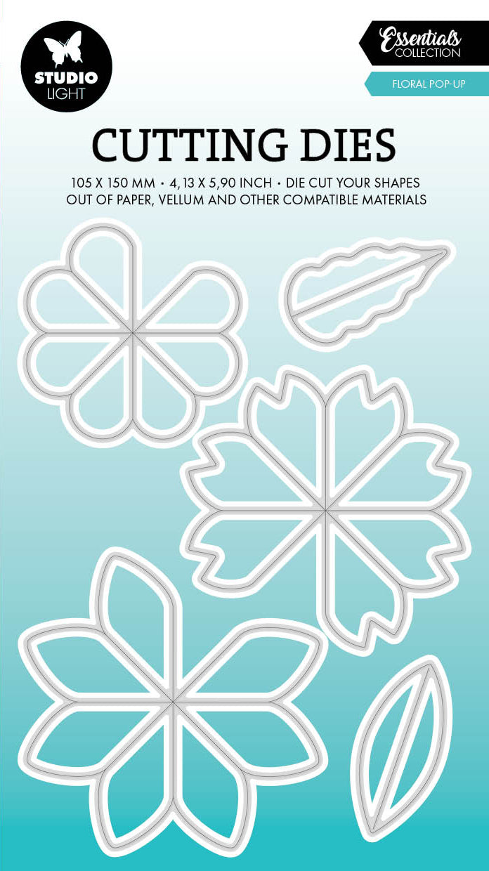 SL Cutting Dies Floral Pop-Up Essentials 5 PC-1