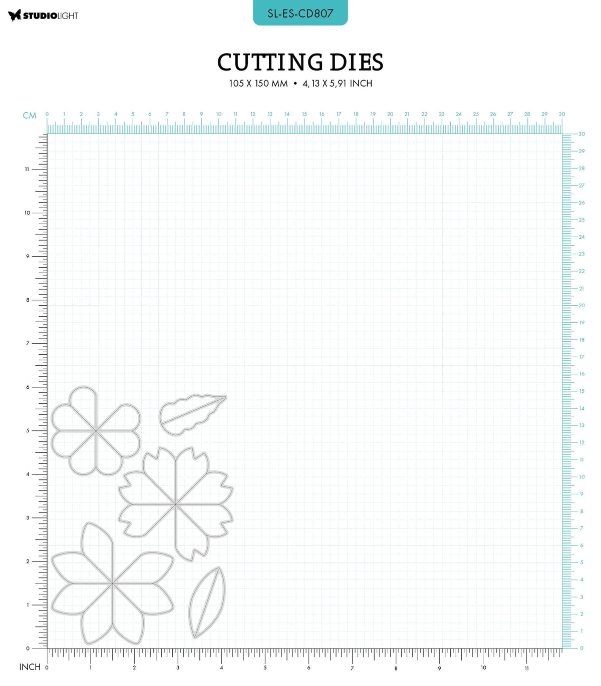 SL Cutting Dies Floral Pop-Up Essentials 5 PC-2
