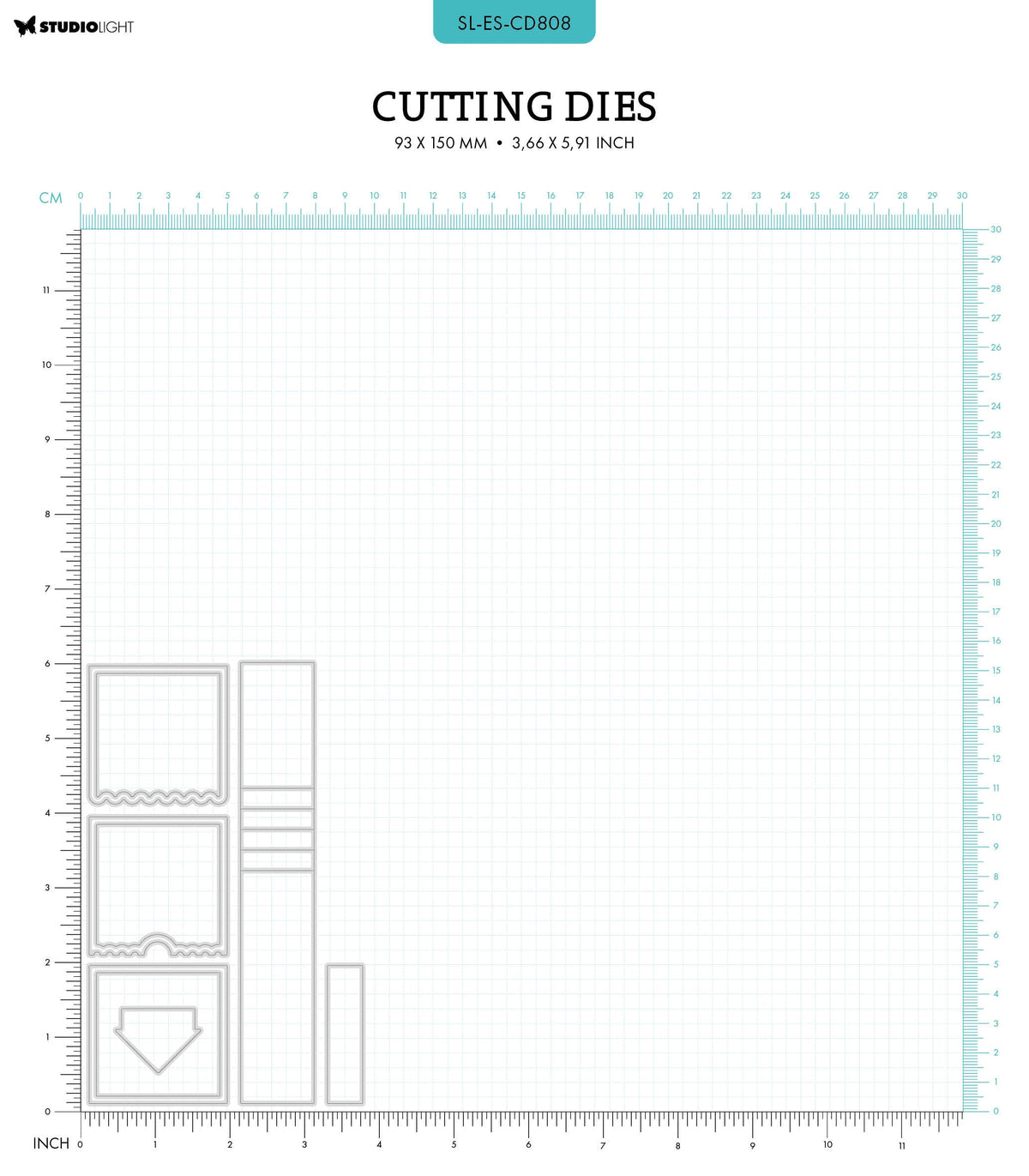 SL Cutting Dies Waterfall Effect Essentials 9 PC-2