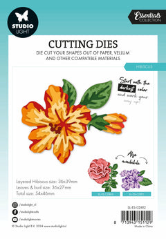 SL Cutting Dies Layered - Hibiscus Essentials 13 PC-3