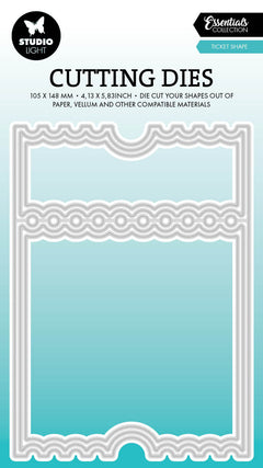 SL Cutting Dies Ticket Card Shape Essentials 5 PC-1