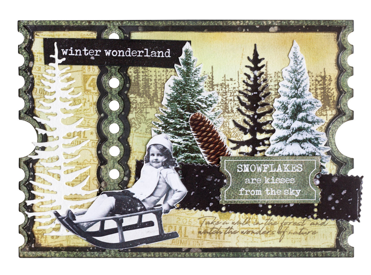 SL Cutting Dies Ticket Card Shape Essentials 5 PC-5