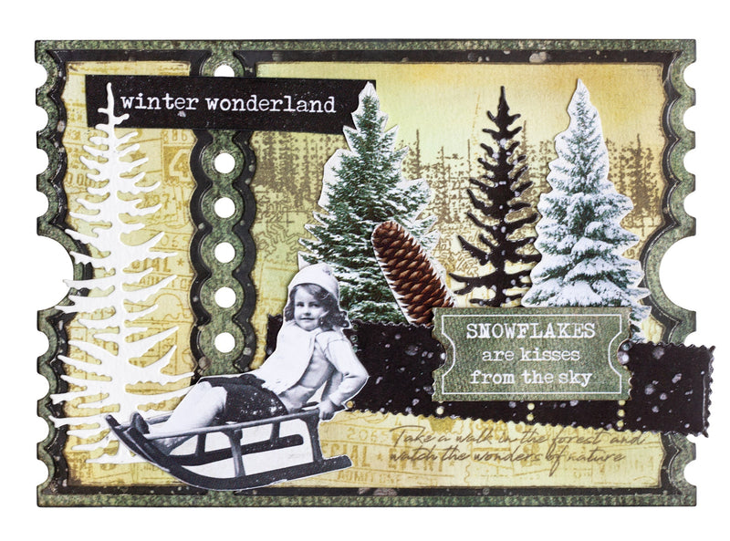 SL Cutting Dies Ticket Card Shape Essentials 5 PC-5