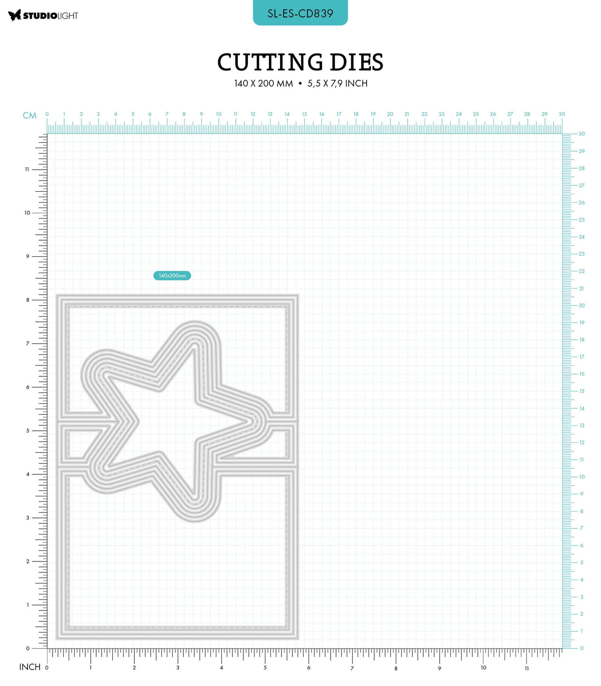 SL Cutting Dies Star Folding Card Essentials 13 PC-3