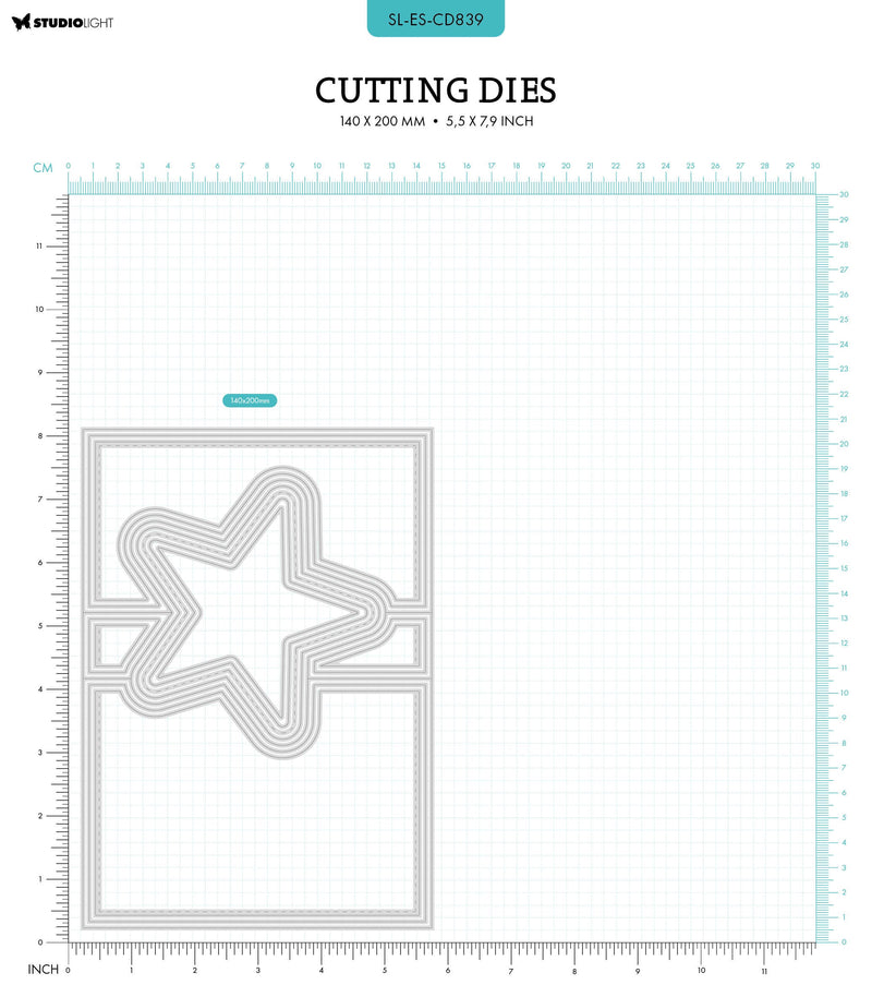 SL Cutting Dies Star Folding Card Essentials 13 PC-3
