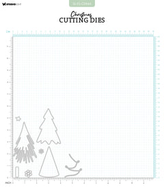SL Cutting Dies Christmas Trees Essentials 8 PC-3