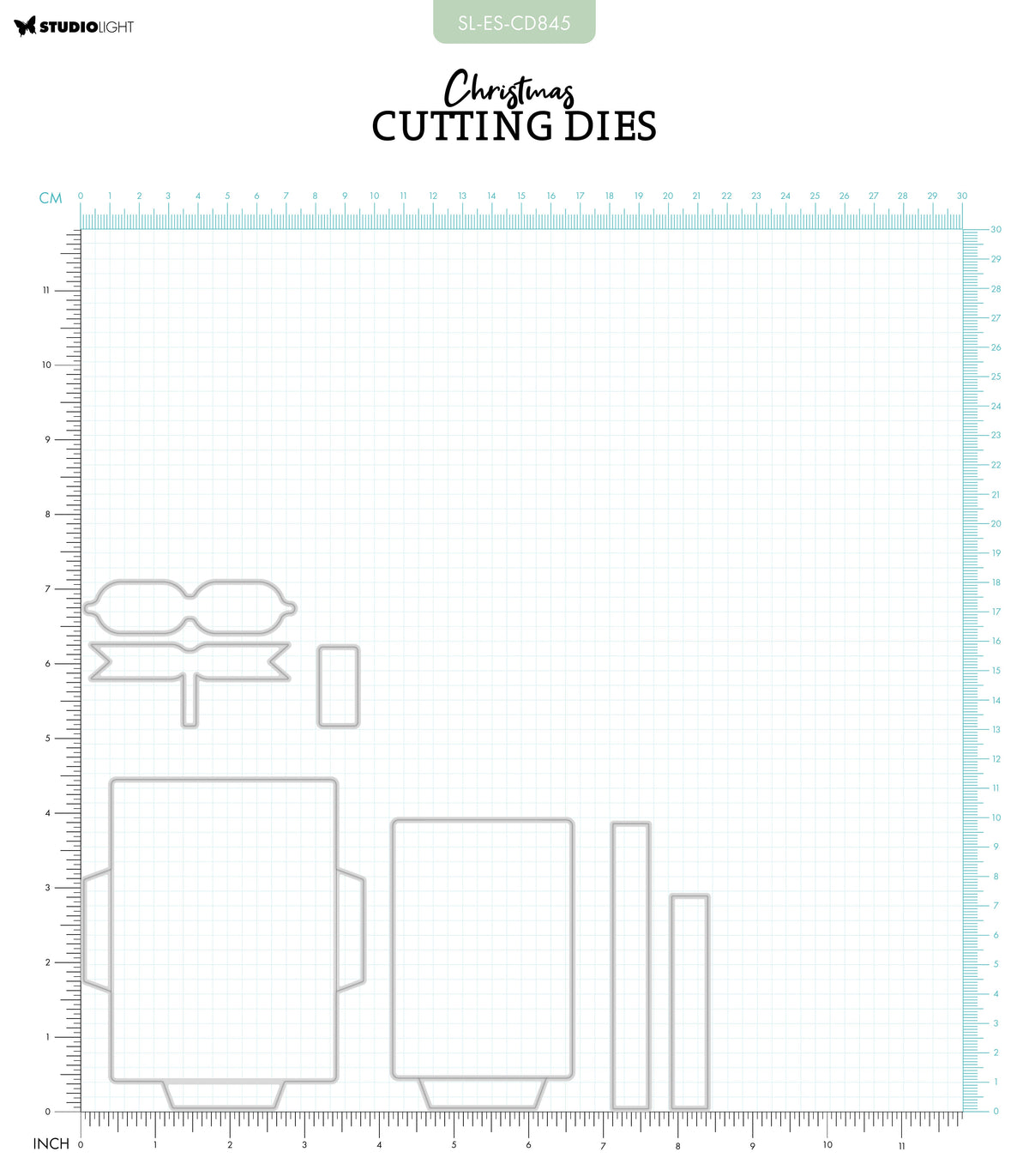 SL Cutting Dies Pass Holder Gift Essentials 7 PC-3