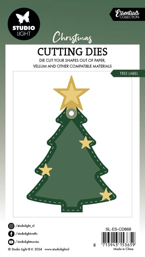 SL Cutting Dies Tree Label Essentials 6 PC-3