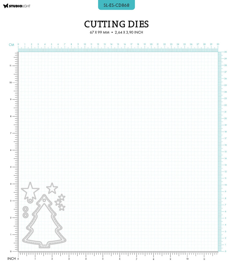 SL Cutting Dies Tree Label Essentials 6 PC-2