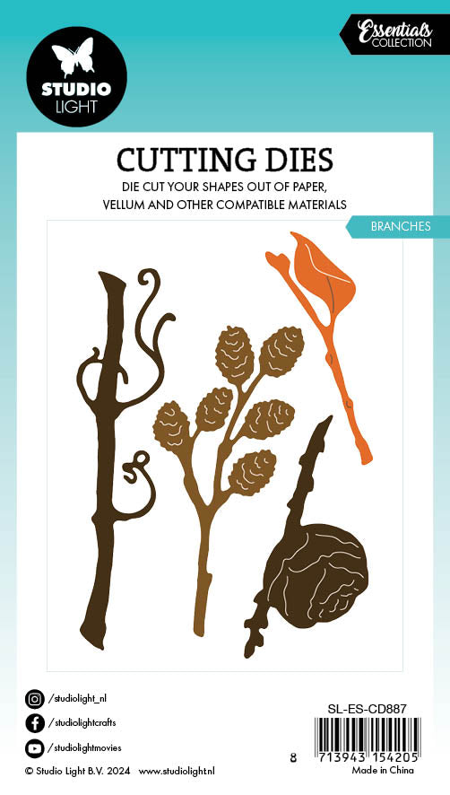 SL Cutting Dies Branches Essentials 4 PC-3
