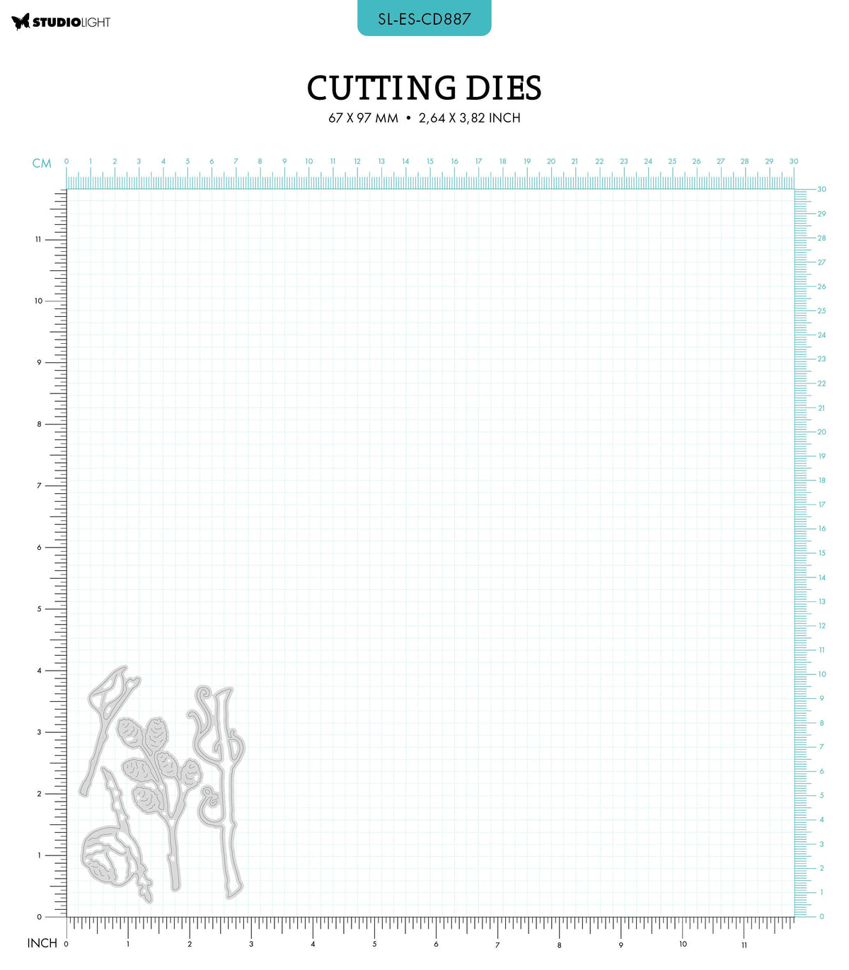 SL Cutting Dies Branches Essentials 4 PC-2