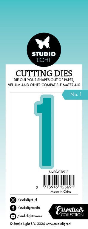 SL Cutting Die Number 1 Essentials 1 PC-2