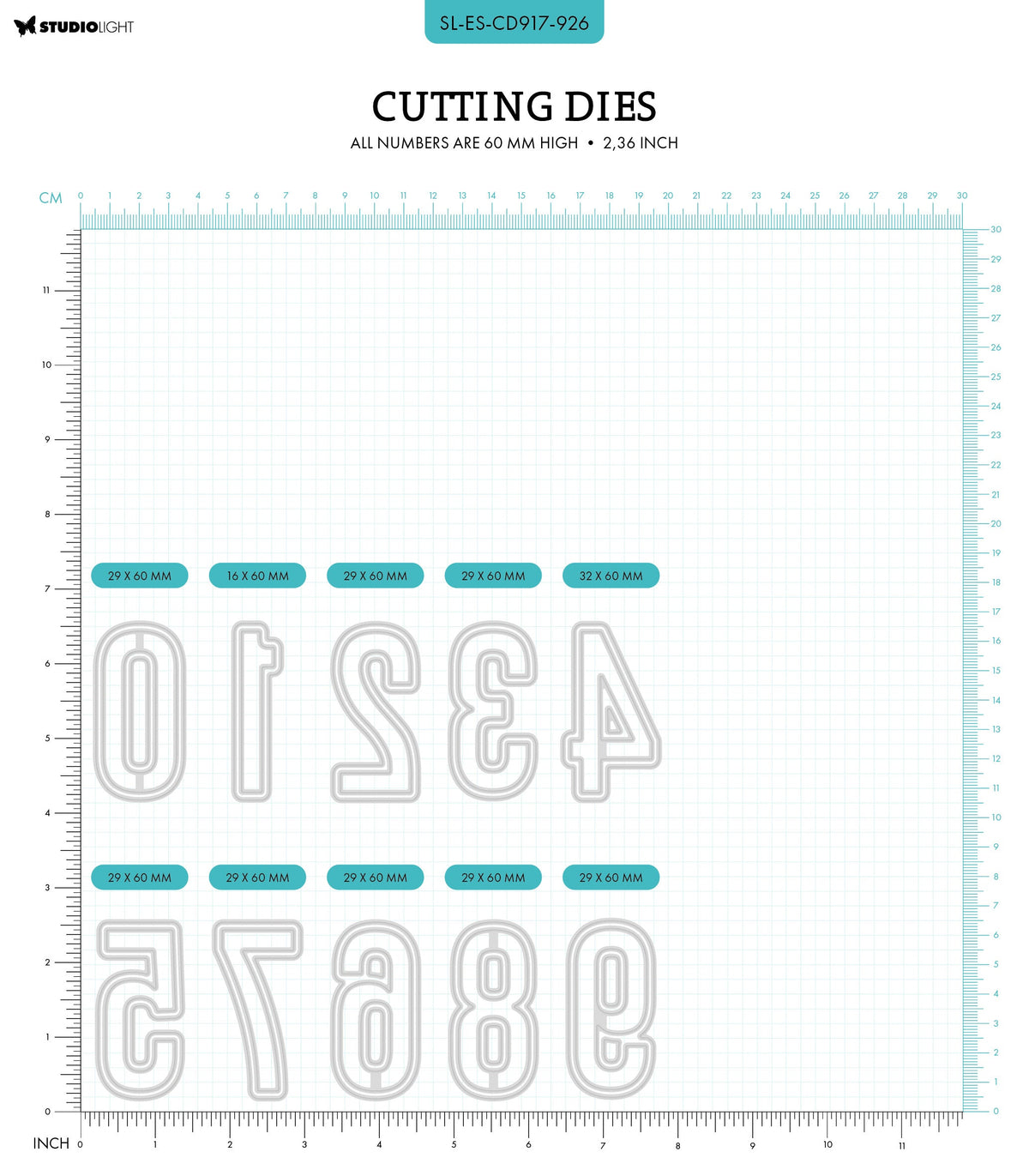 SL Cutting Die Number 1 Essentials 1 PC-3