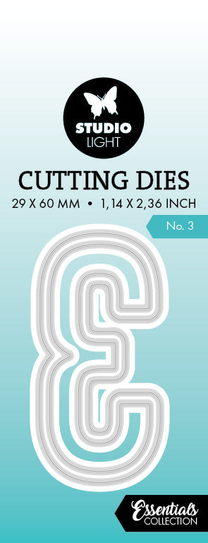 SL Cutting Die Number 3 Essentials 1 PC-1