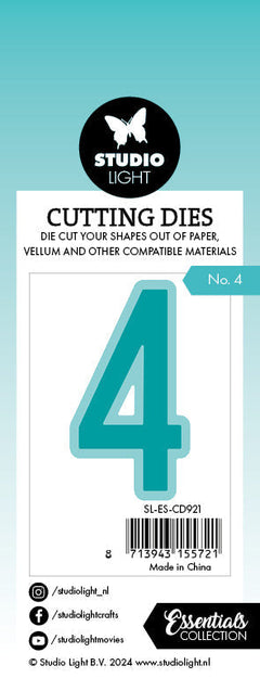 SL Cutting Die Number 4 Essentials 1 PC-2
