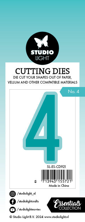 SL Cutting Die Number 4 Essentials 1 PC-2