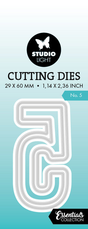 SL Cutting Die Number 5 Essentials 1 PC-1