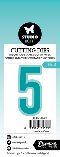 SL Cutting Die Number 5 Essentials 1 PC-2