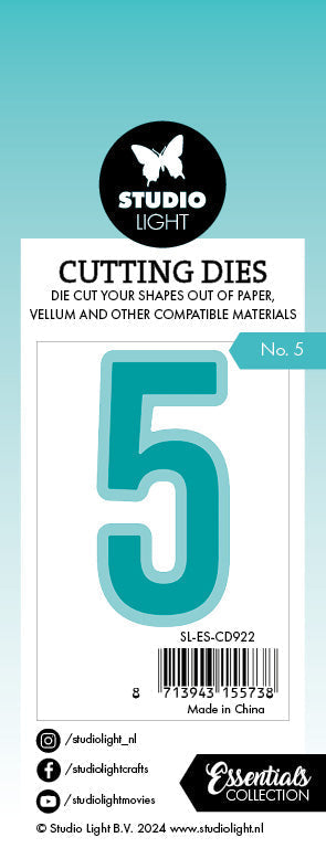 SL Cutting Die Number 5 Essentials 1 PC-2