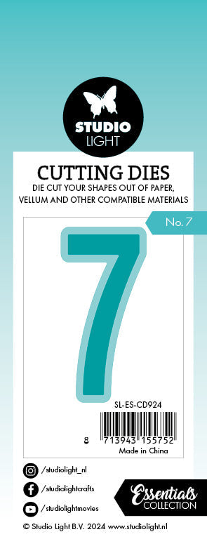 SL Cutting Die Number 7 Essentials 1 PC-2