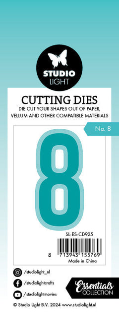 SL Cutting Die Number 8 Essentials 1 PC-2