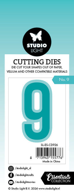 SL Cutting Die Number 9 Essentials 1 PC-2