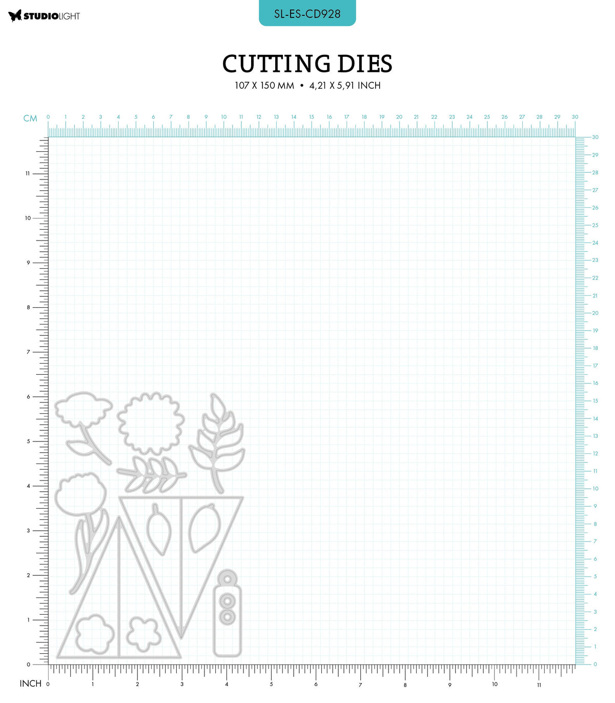 SL Cutting Die Bouquet Pop-Up Essentials 13 PC-2