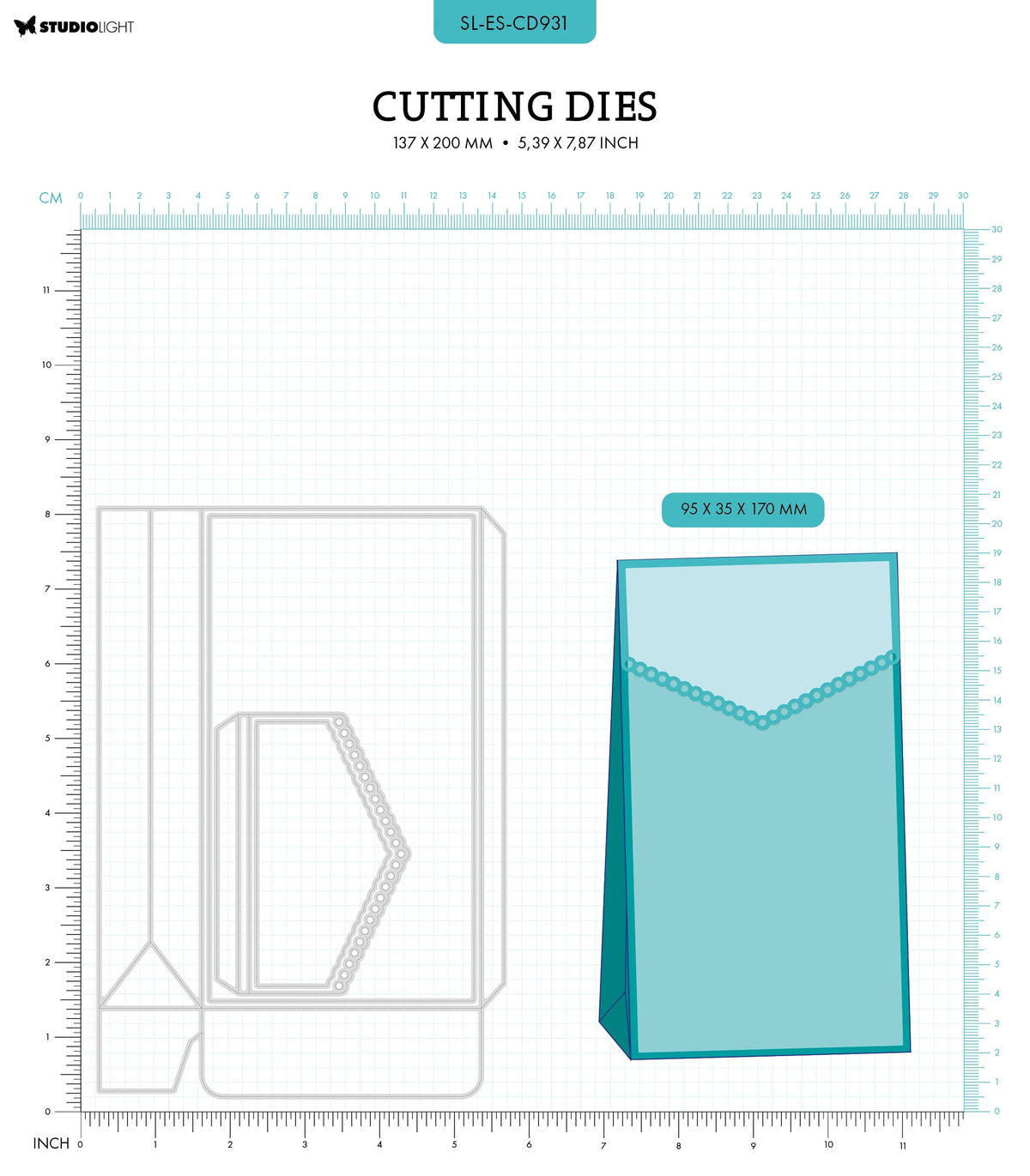 SL Cutting Die Gift Bag Essentials 4 PC-2